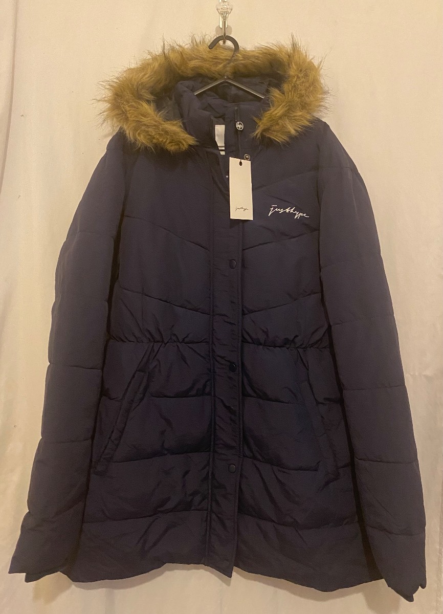 Just hype blue padded coat size 12