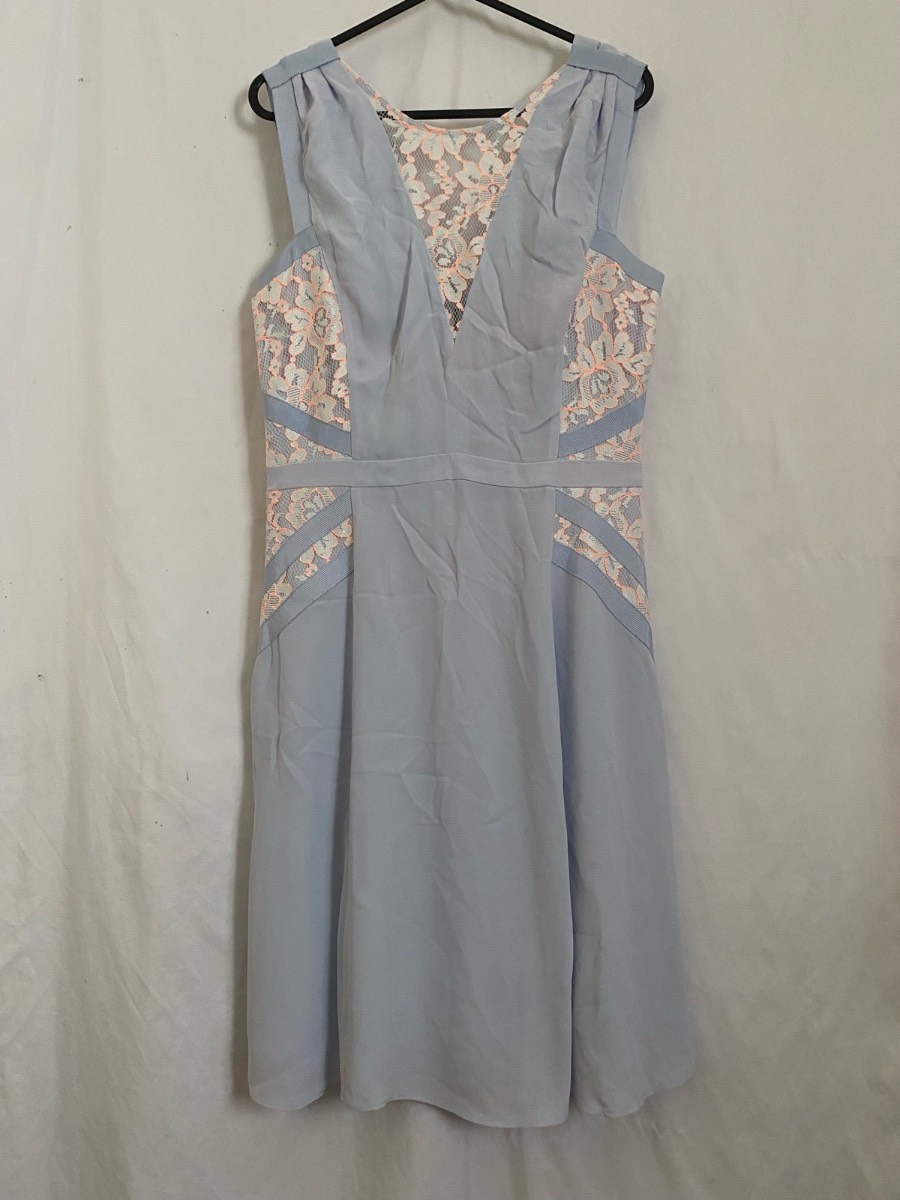 French connection light blue dress size 10