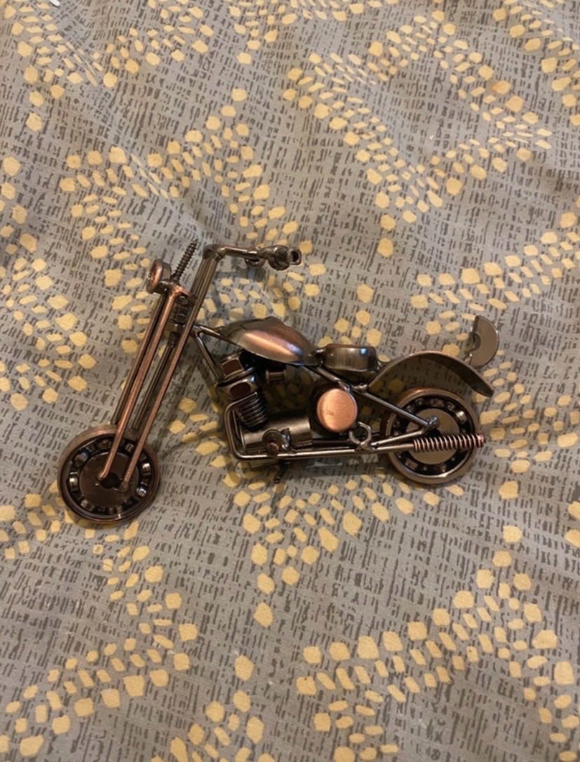Metal motorcycle model