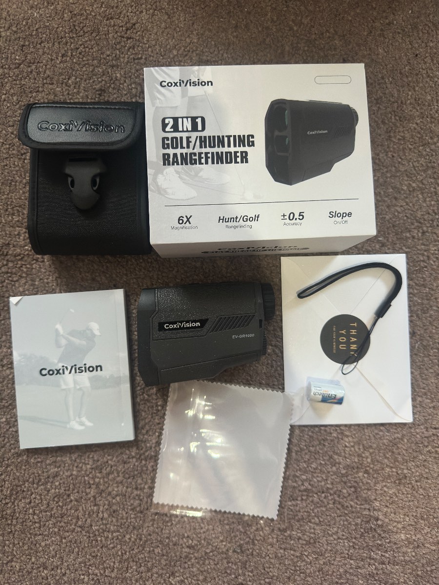 CoxiVision Rangefinder with Slope for Golf & Hunting