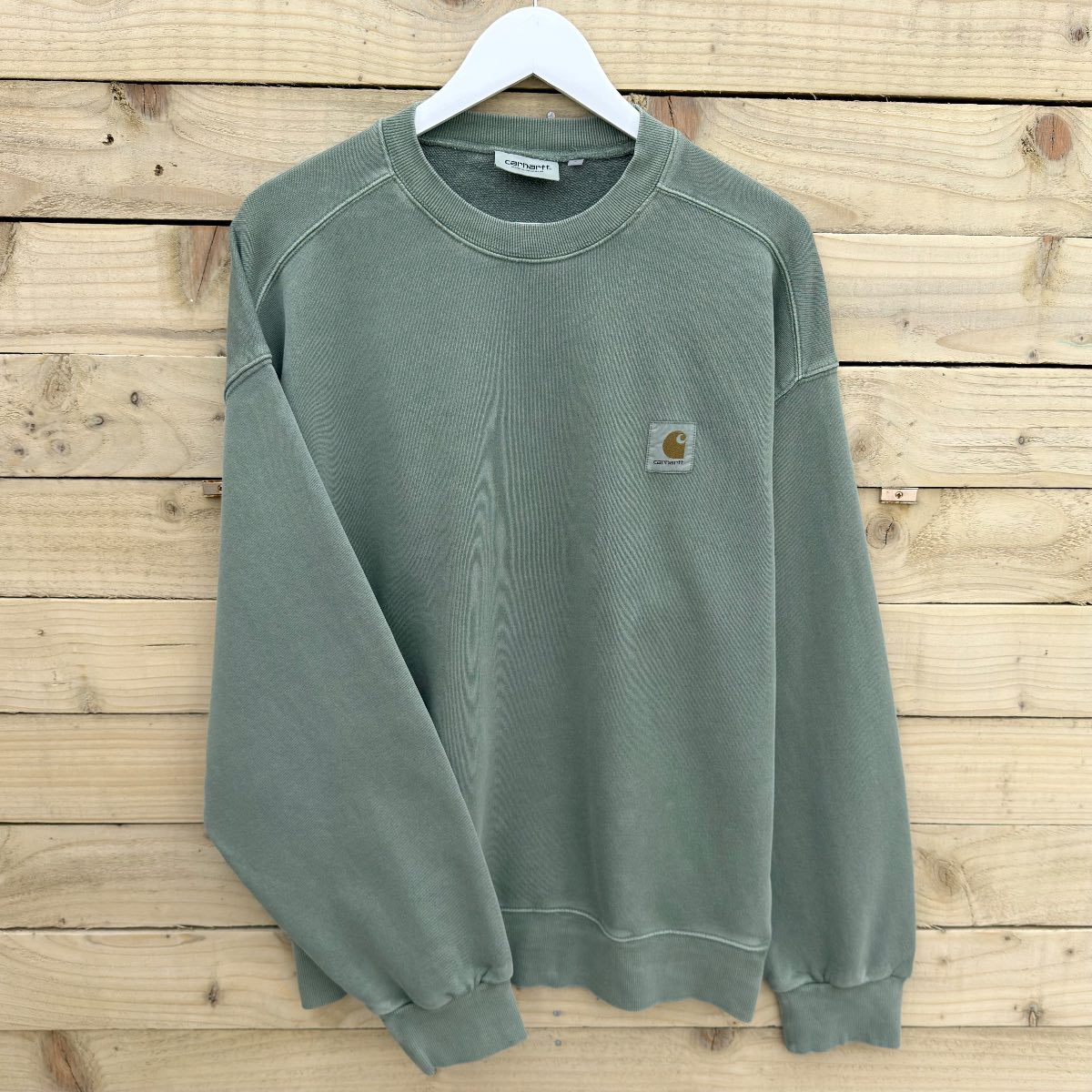 Carhartt WIP Men’s Large Green Nelson Sweatshirt New Without Tags
