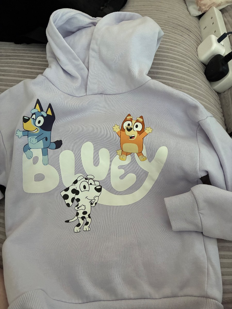 Bluey Hoodie 3 - 4 year old