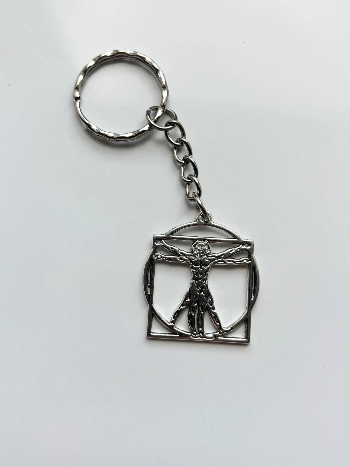 Vitruvian Man Keyring / Keychain | Fantasy Design Fun Cosplay
