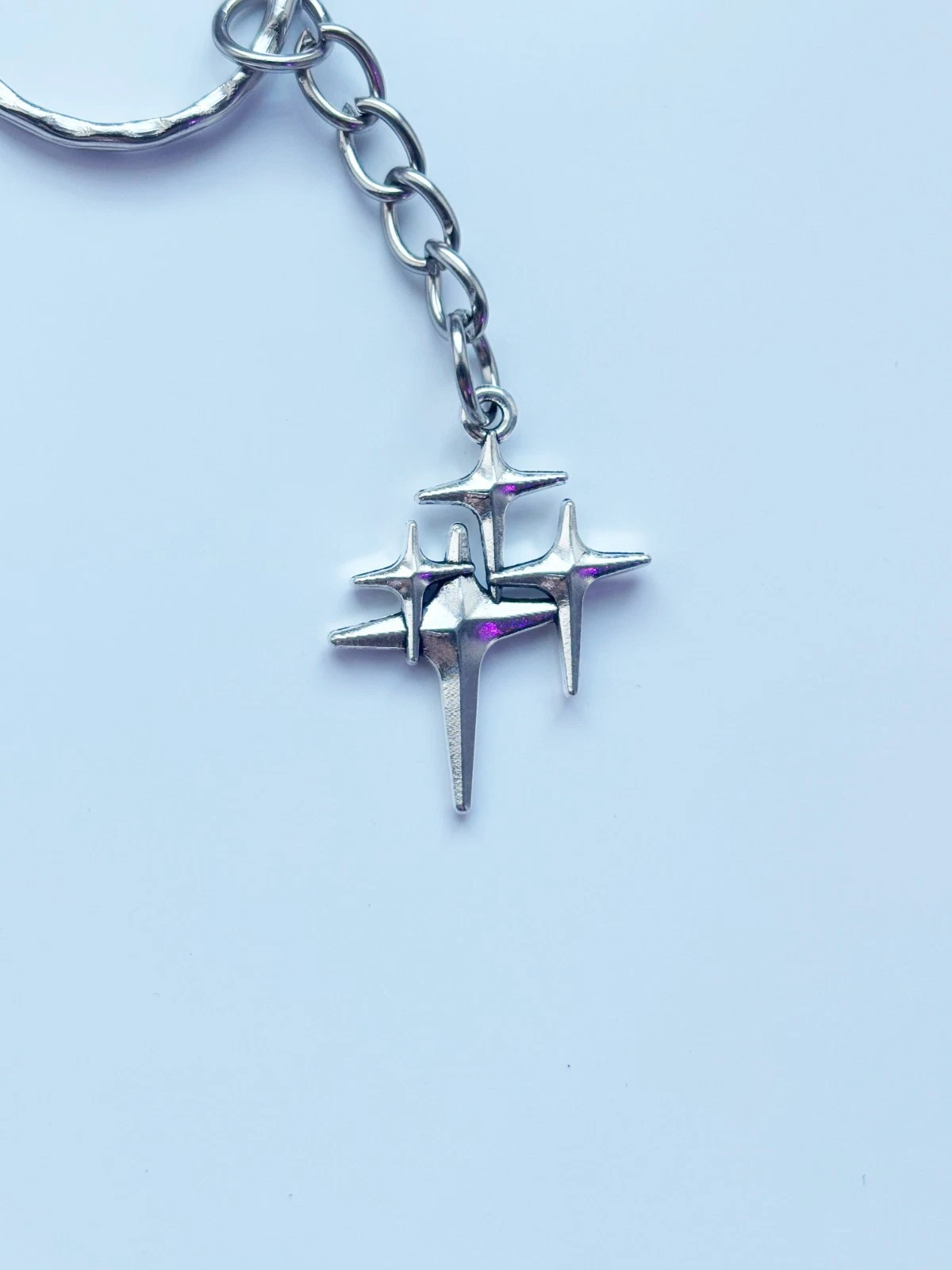 Star Cluster Keyring / Keychain | Alt Goth Spooky Emo Tattoo Punk Sci-Fi