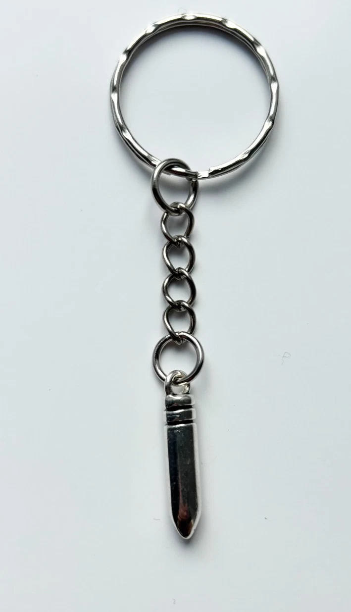 Bullet Keyring / Keychain | Alt Goth Emo Y2k Spooky