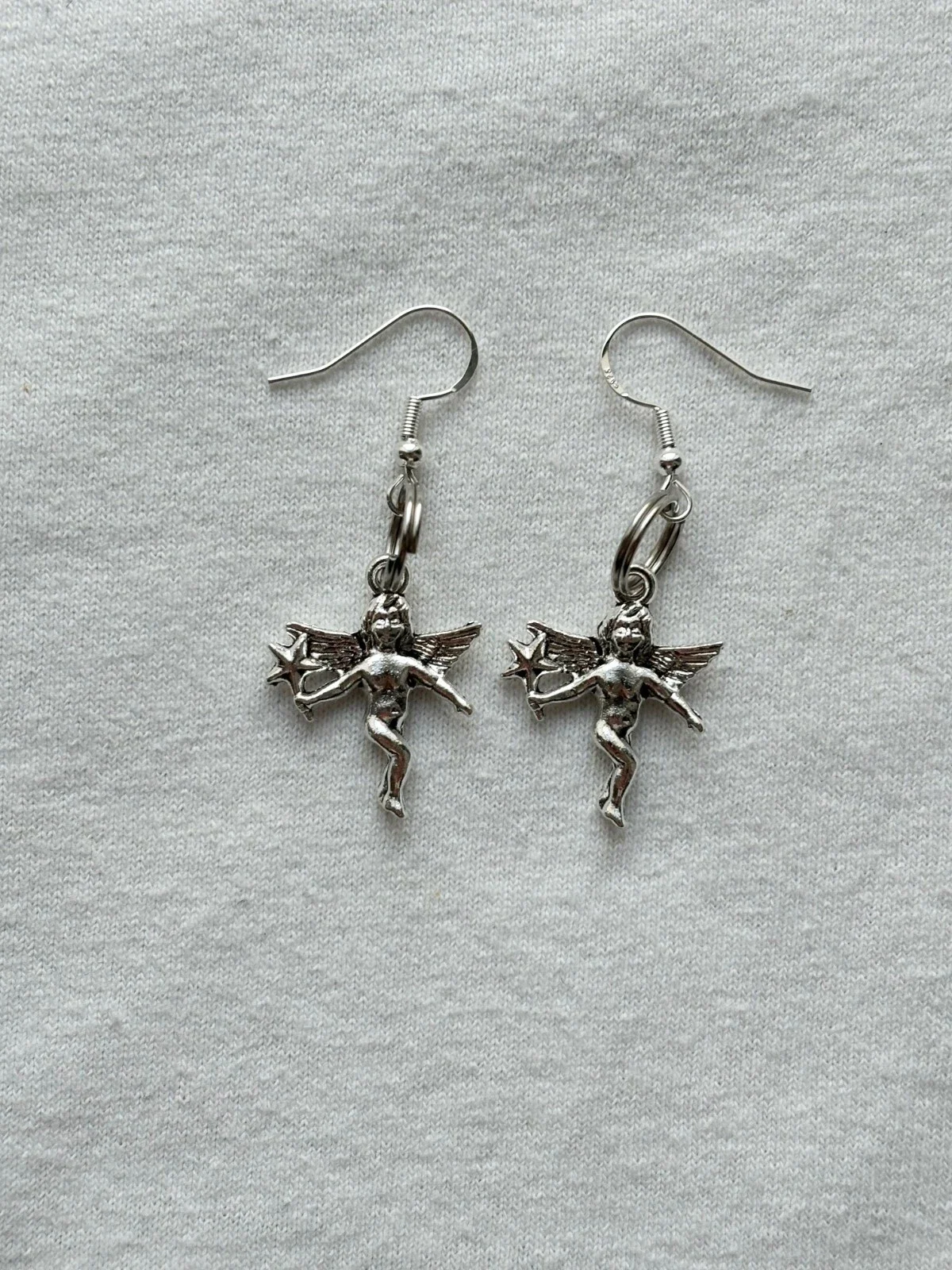 Angel Cherubs earrings | emo goth cool fashion rock tattoo Winter Night