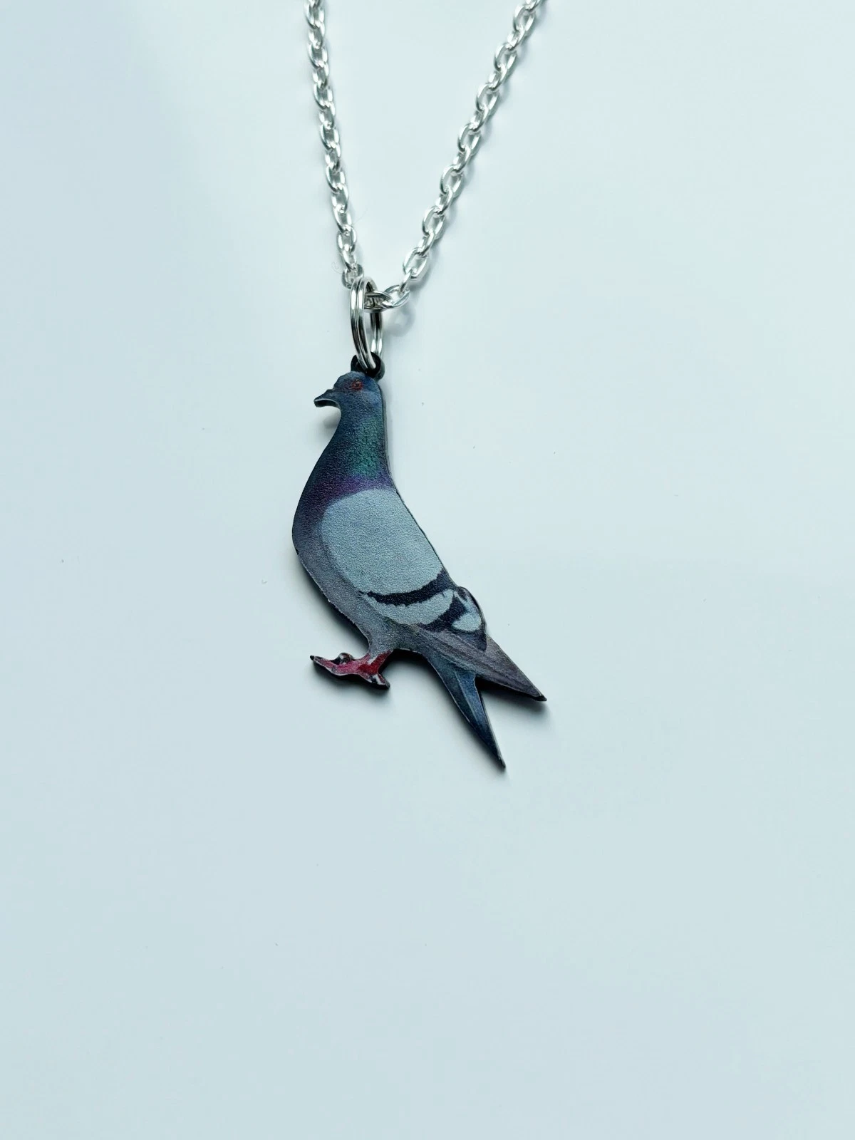 Pigeon themed Necklace | goth cool fashion rock tattoo Novelt