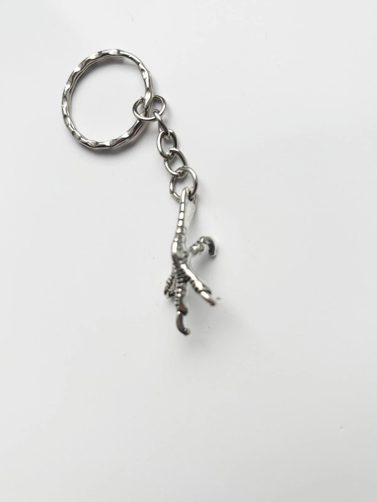 Claw Foot Keyring / Keychain - alt goth emo punk 666 rock tattoo