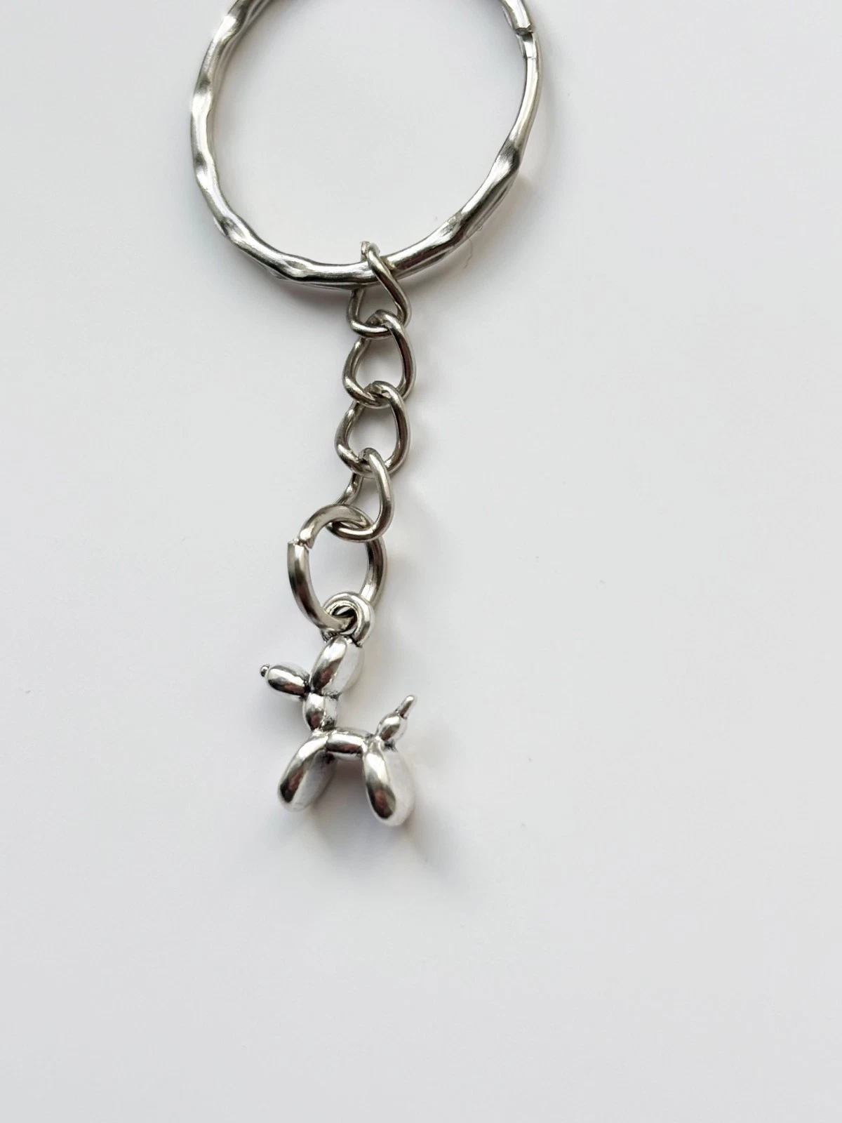 Balloon Dog Keyring / Keychain - alt goth emo punk 666 rock tattoo
