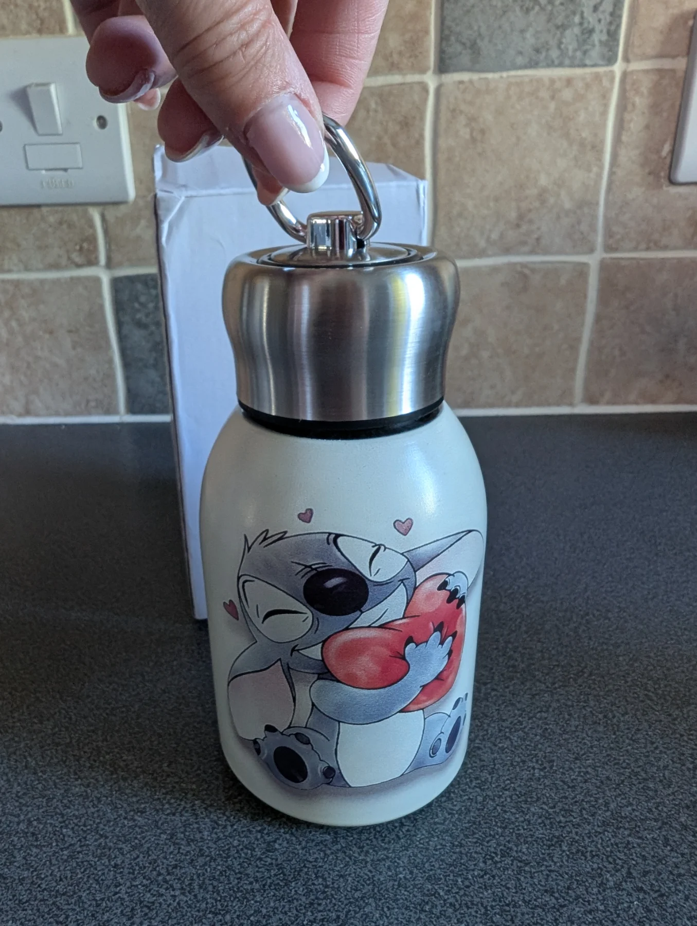 Stainless steel travel flask