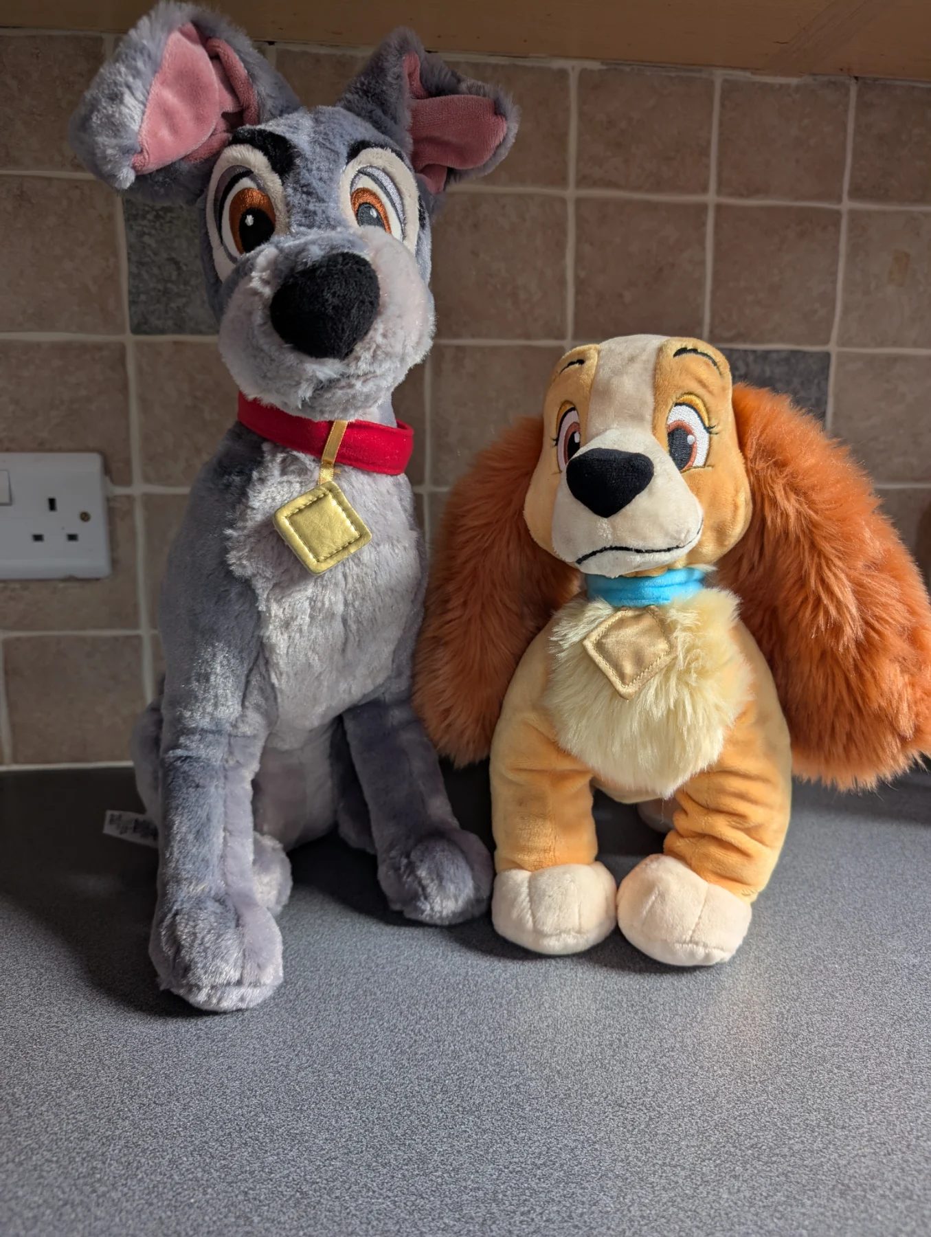 Disney's Lady and the Tramp plush teddies