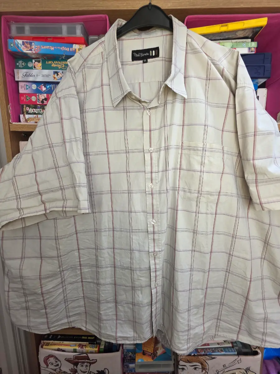 Mens 5xl short sleeve Paul barman shirt
