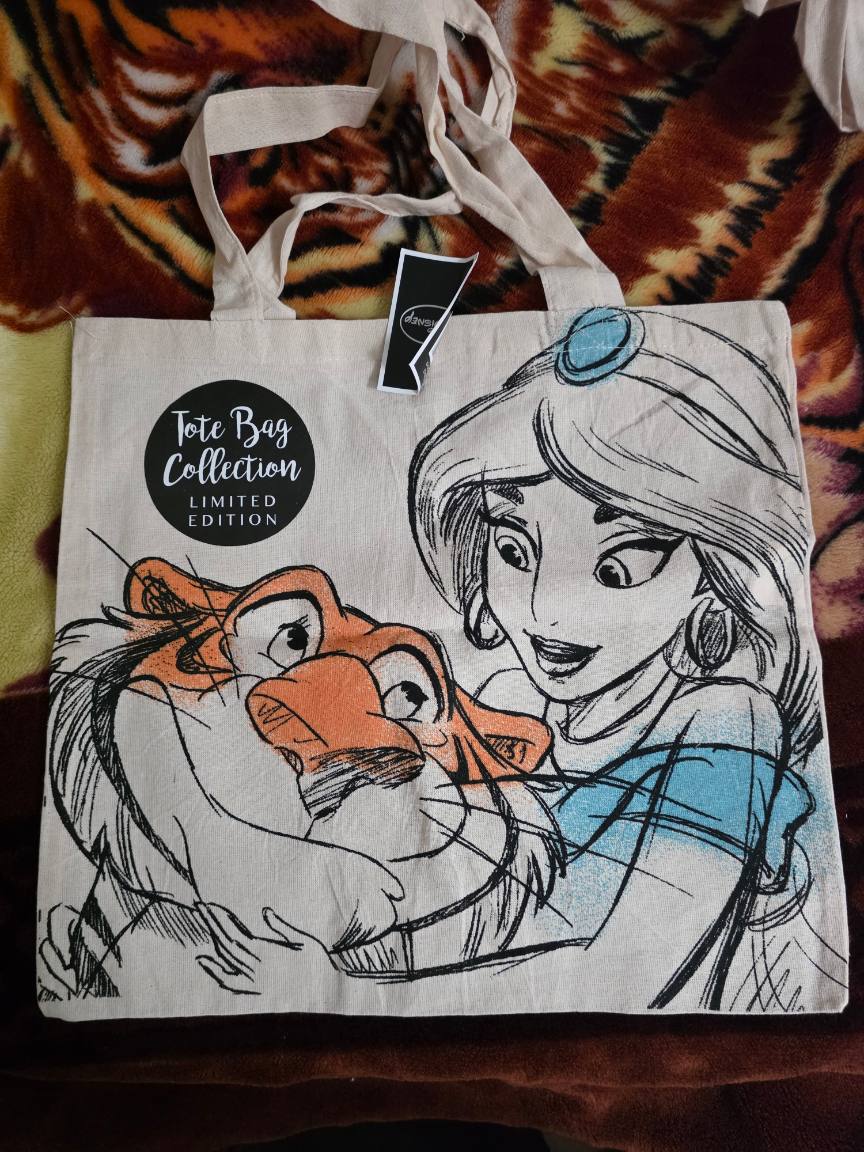Disney jasmine and Raja tote bag