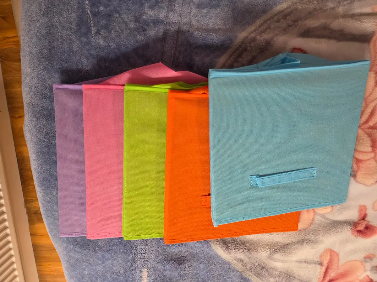 X5 foldable storage boxes cubes organisers