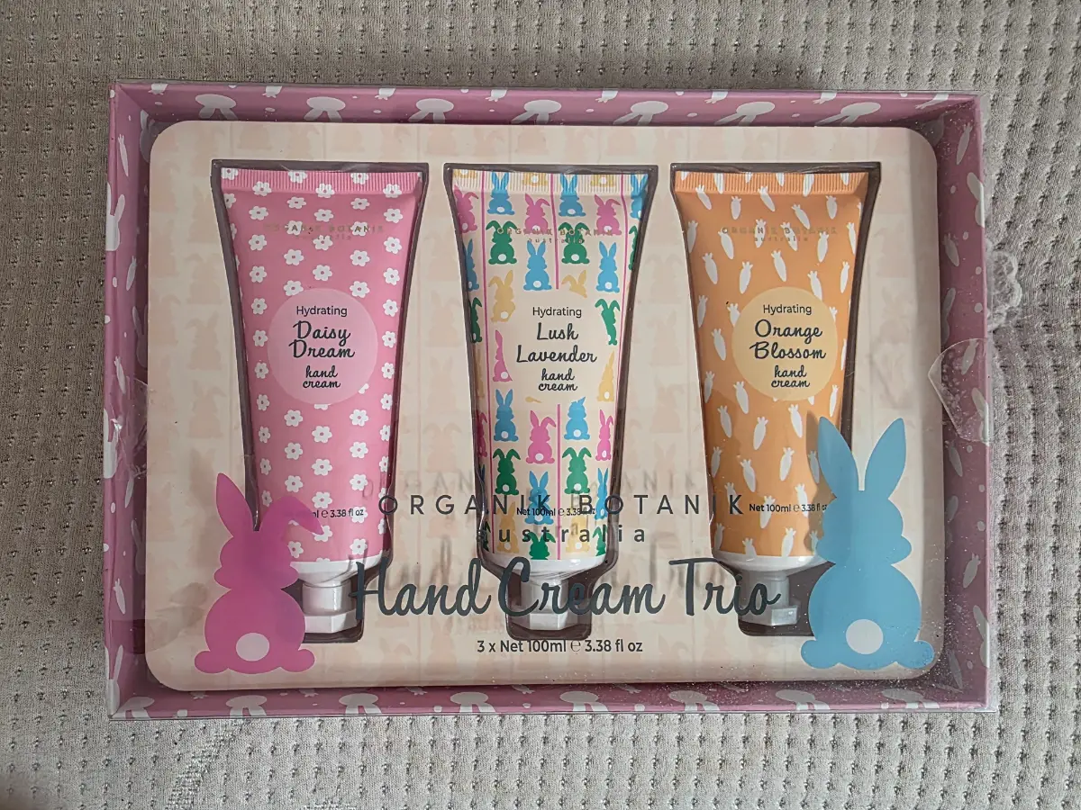 Organik Botanik Australia Hand Cream Trio gift set