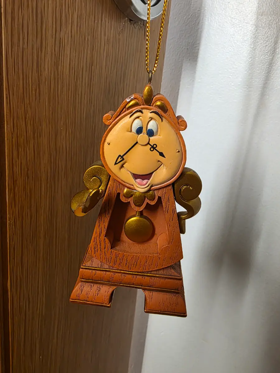 Disney Cogsworth Hanging Ornament christmas