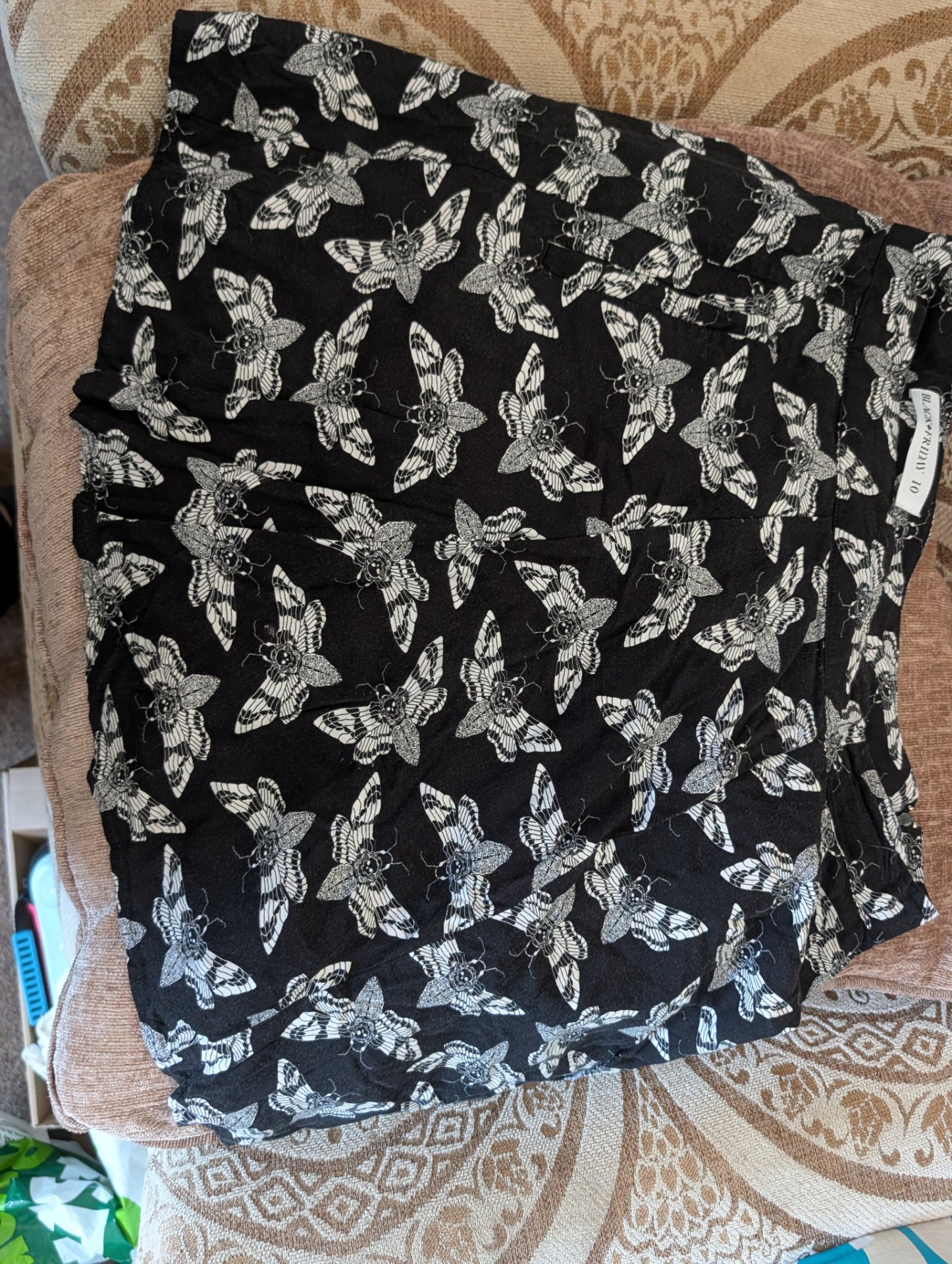 Beautiful butterfly print skirt