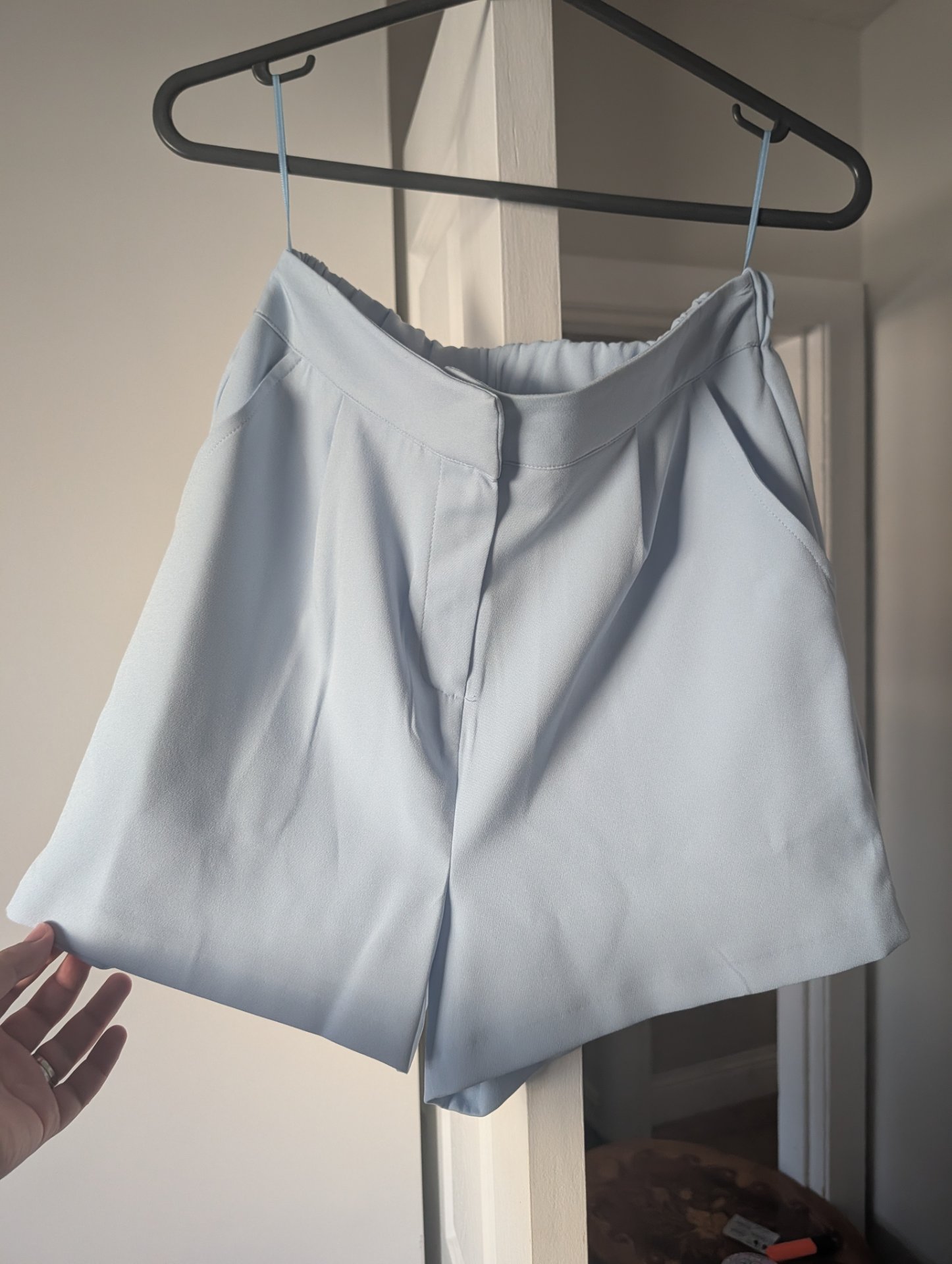 Lovely Light/powder blue shorts - size 8