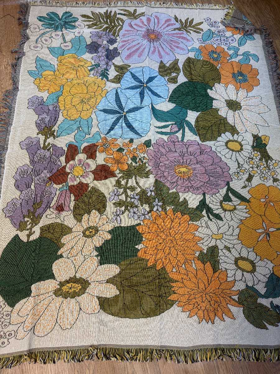 floral pattern picnic blanket sofa cover