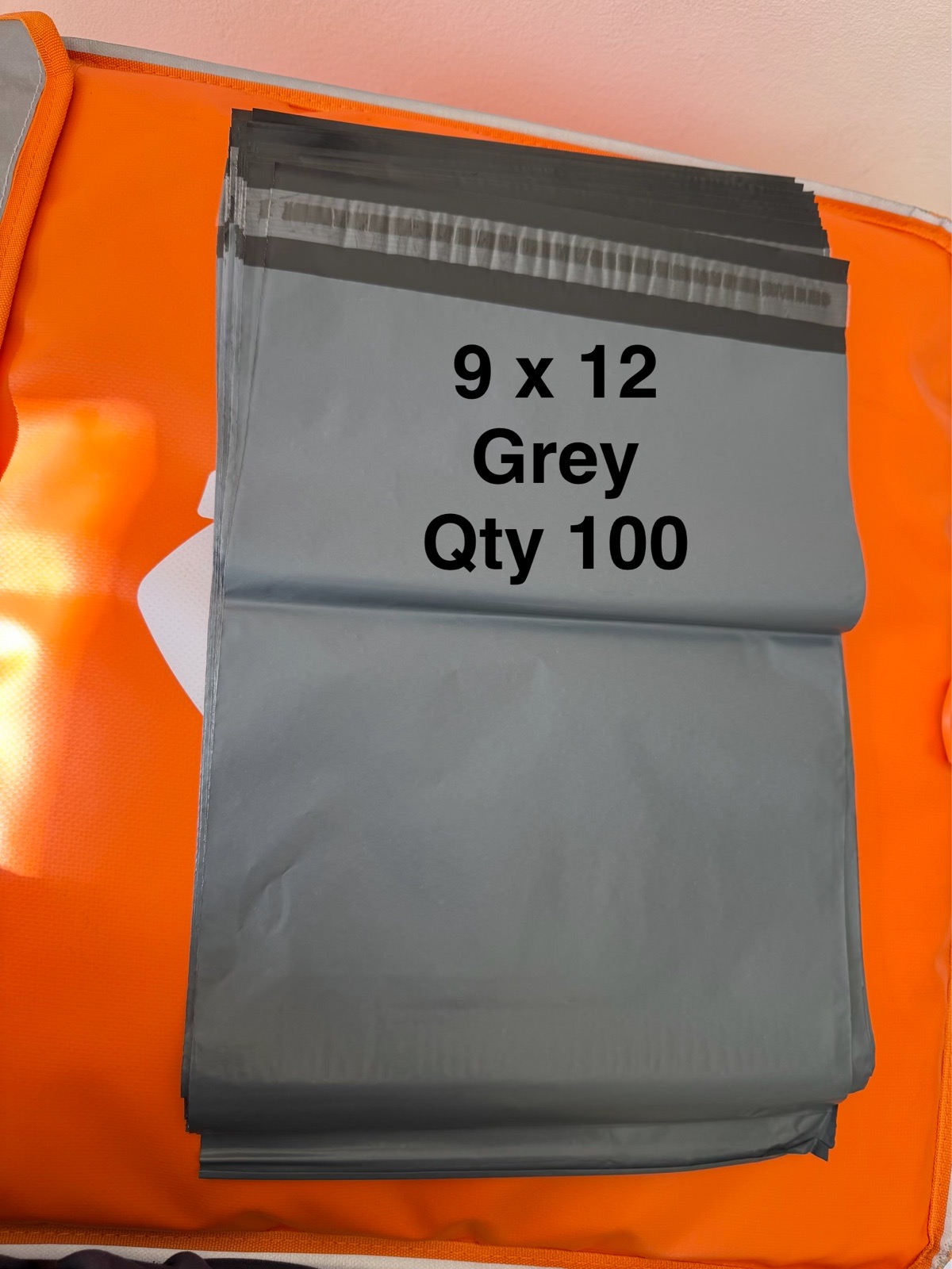 100x (9x12) Grey Mailing Bags Posting Bags, Vinted Bags, Selfseal Mailing Bags
