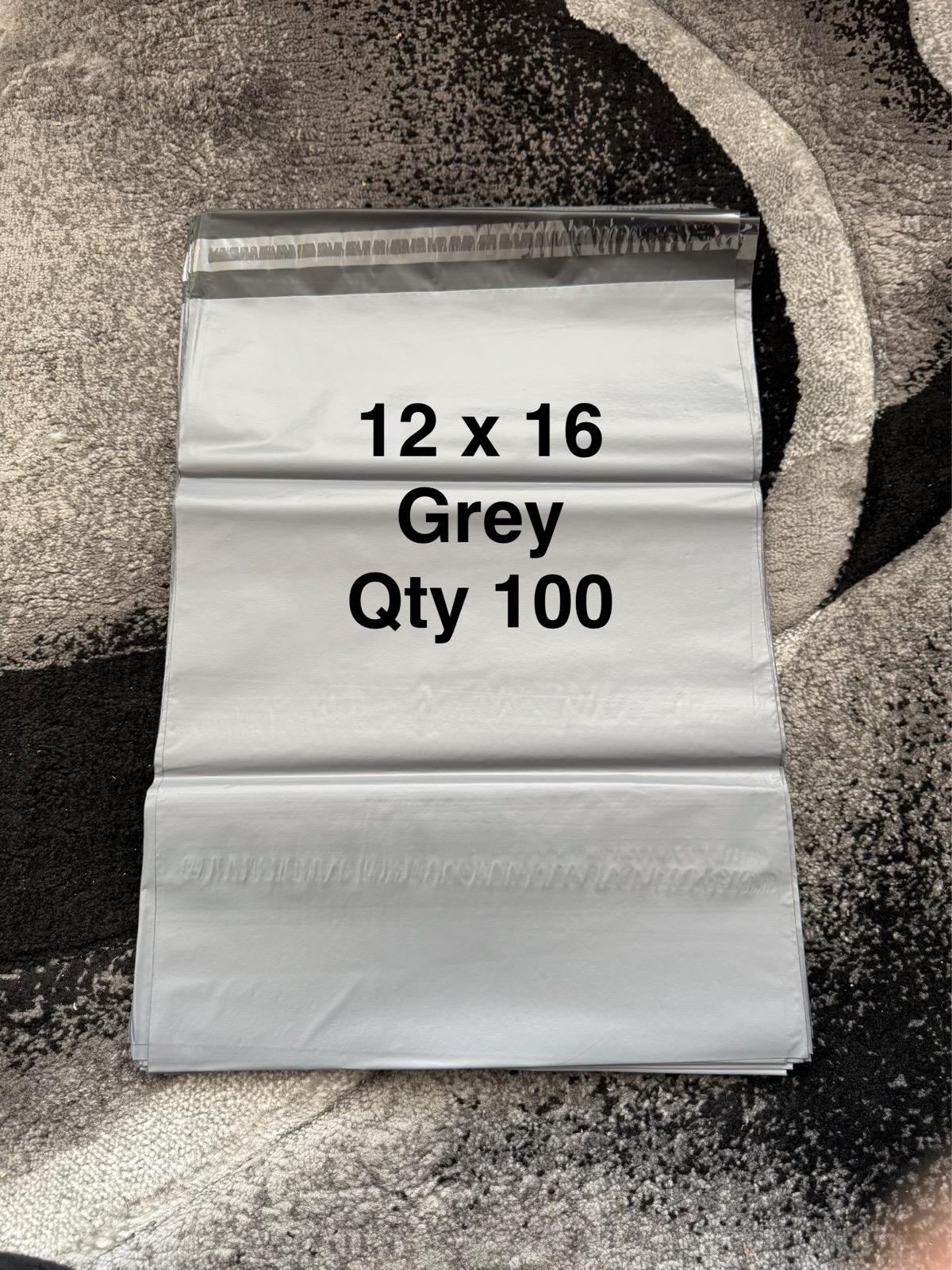 100x (12×16) Grey Mailing Bags Posting Bags, Vinted Bags, Selfseal Mailing Bags