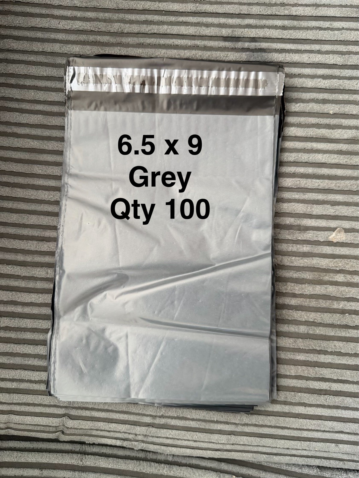 100x (6.5x9) Grey Mailing Bags Posting Bags, Vinted Bags, Selfseal Mailing Bags