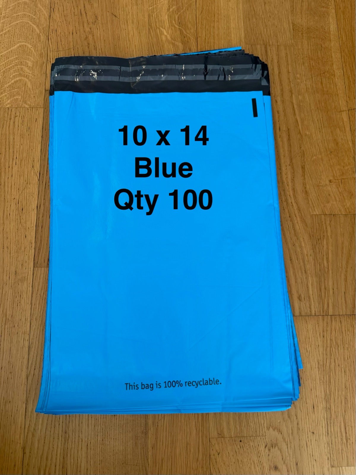 100x (10x14) Blue Mailing Bags Posting Bags, Vinted Bags, Selfseal Mailing Bags