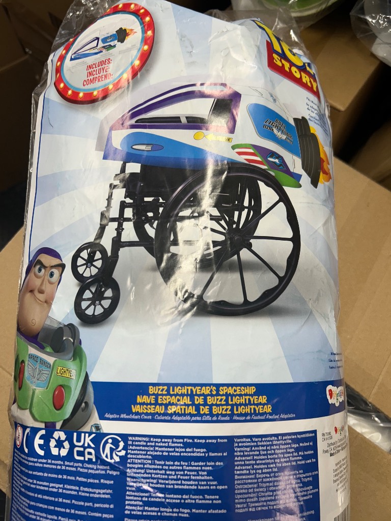 Toy Story Buzz Lightyear Spaceship Wheelchair Cover,
