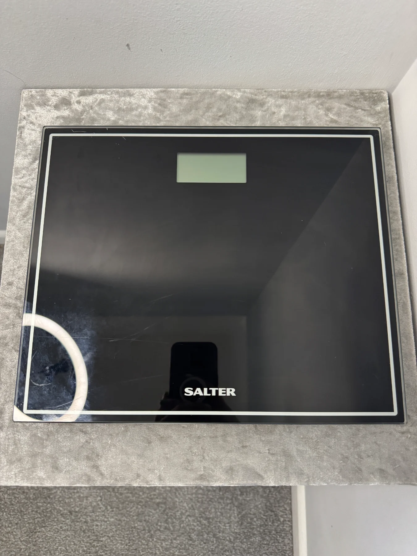 Salter 9207 BK3R Digital Glass Bathroom Scales Black 150kg 23st 8lb