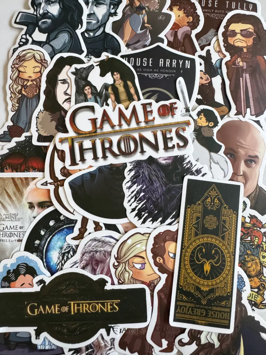 30 Game of Thrones Stickers GOT Character & House Vinyl Sticker Bundle (B6)