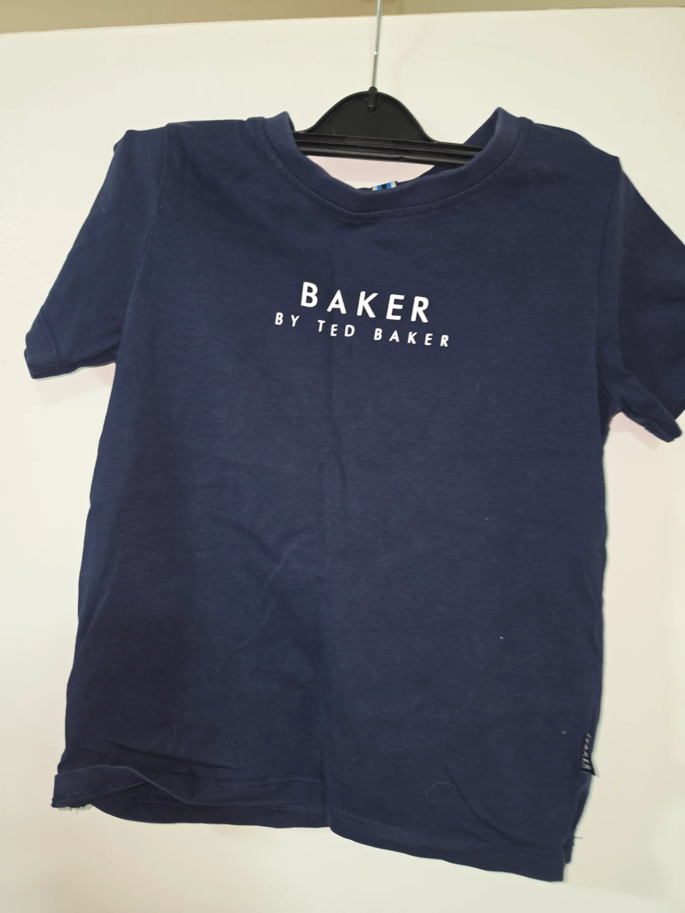 Boys Baker by Ted Baker Navy Logo T-Shirt