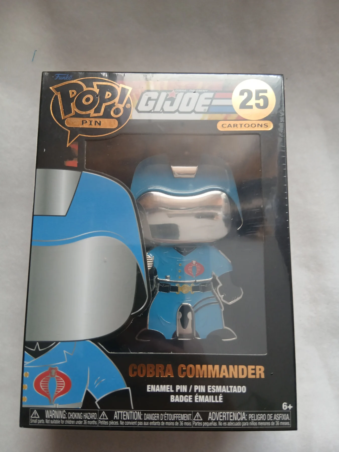 GI JOE POP PIN #25 SEALED