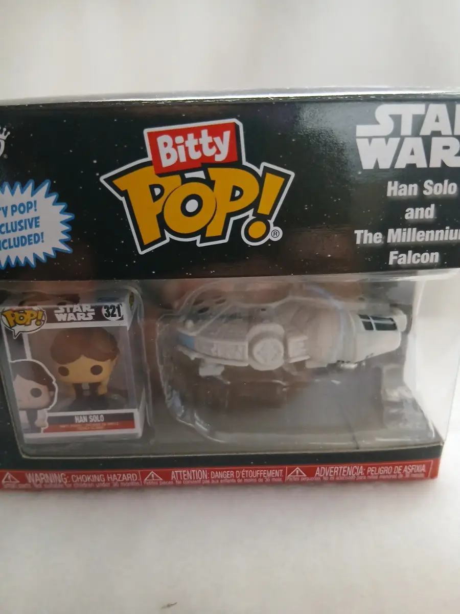 bitty pop Han solo and the millennium falcon