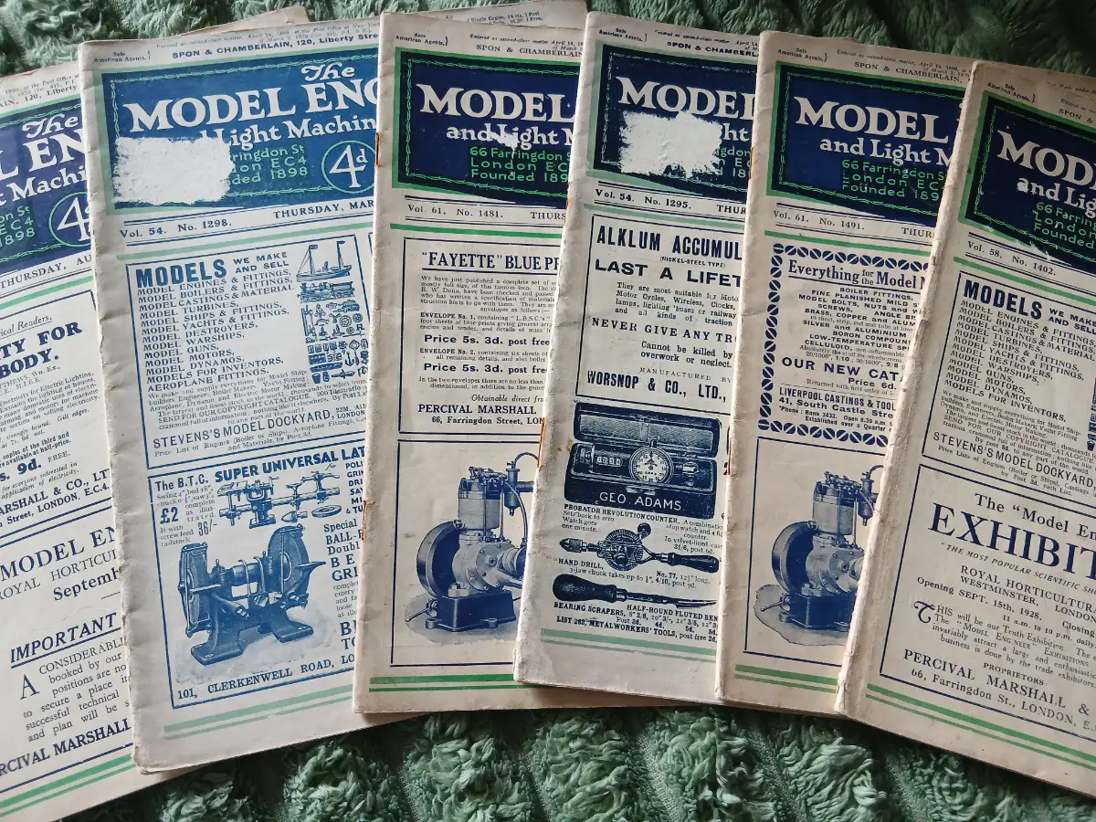 6 x The Model Engineer magazines