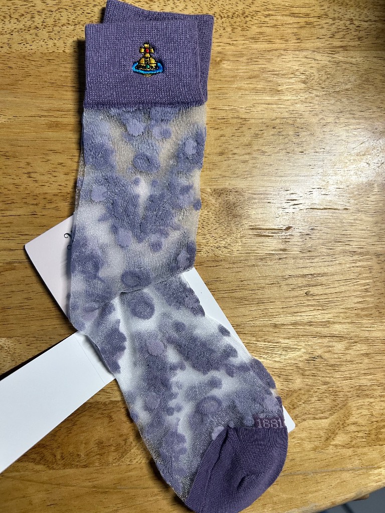 Punk Saturn Sheer Women Socks