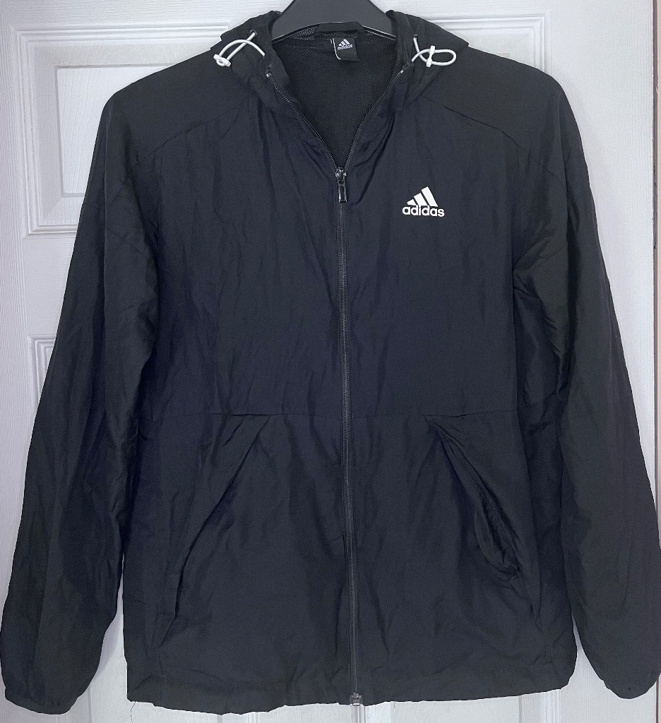 Adidas Essentials - Men's Small/Women Med Running Windbreaker (Excellent Condition!)