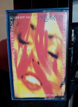 Ghost Dance - Celebrate - 3 track cassette single + hard shell case 1989 Goth