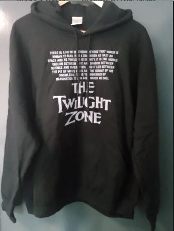 The Twilight Zone Ultra Rare unisex pullover U.S import XL Hoodie