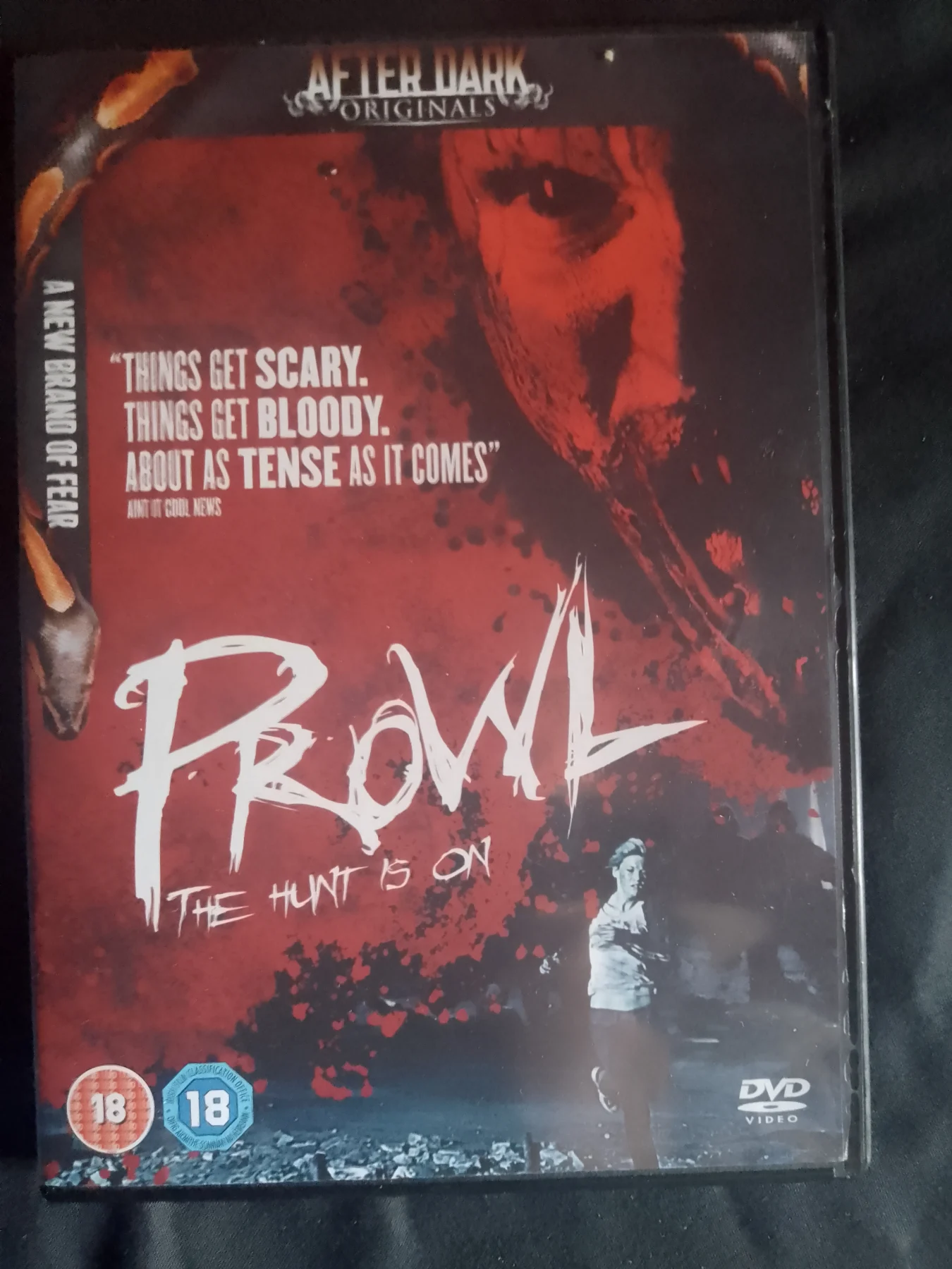 PROWL DVD - RATED 18 HORROR FILM FROM AFTER DARK ORIGINALS