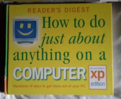 Vintage "how to do anything on a computer Book & CD ROM