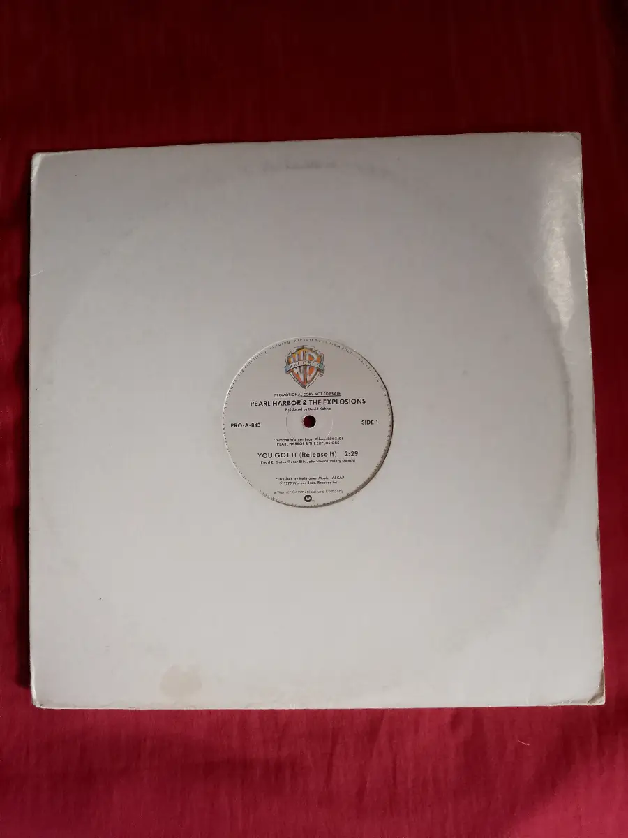 Pearl Harbor & the explosions - You got it (release it ) 12" promo EP (The Clash)