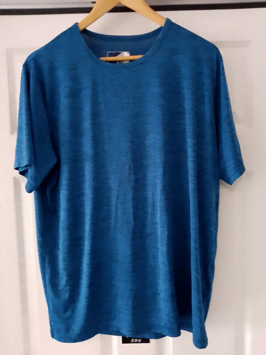 BLUE AND BLACK "MARBLED" (FINGAL EDITION) XL REGATTA OUTDOORS TEE SHIRT