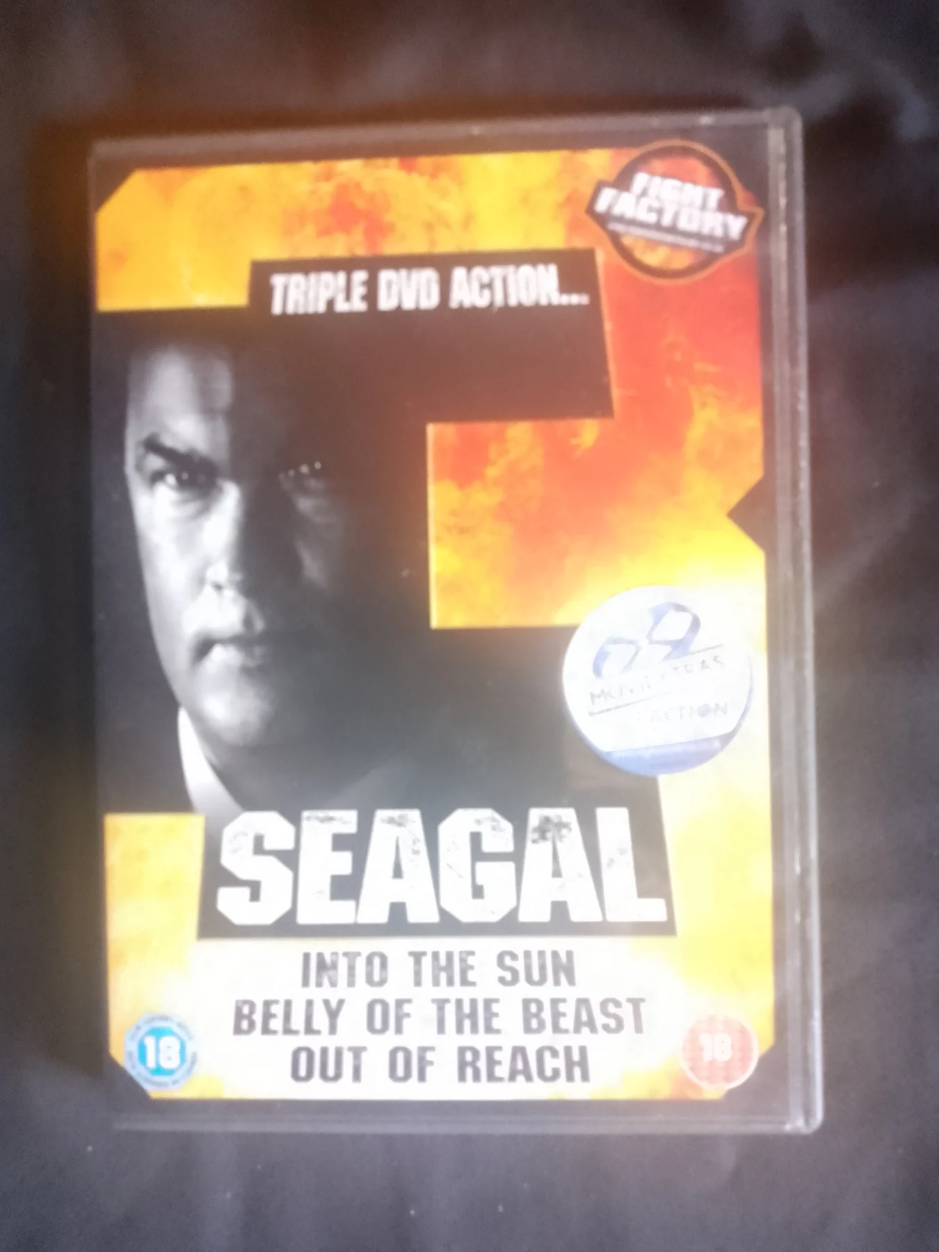 STEVEN SEAGAL - TRIPLE DVD ACTION - 3 DISC DVD SET