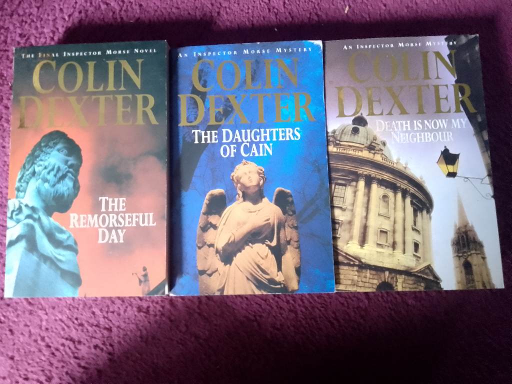 Inspector Morse 3 Mystery paperbacks by Colin Dexter