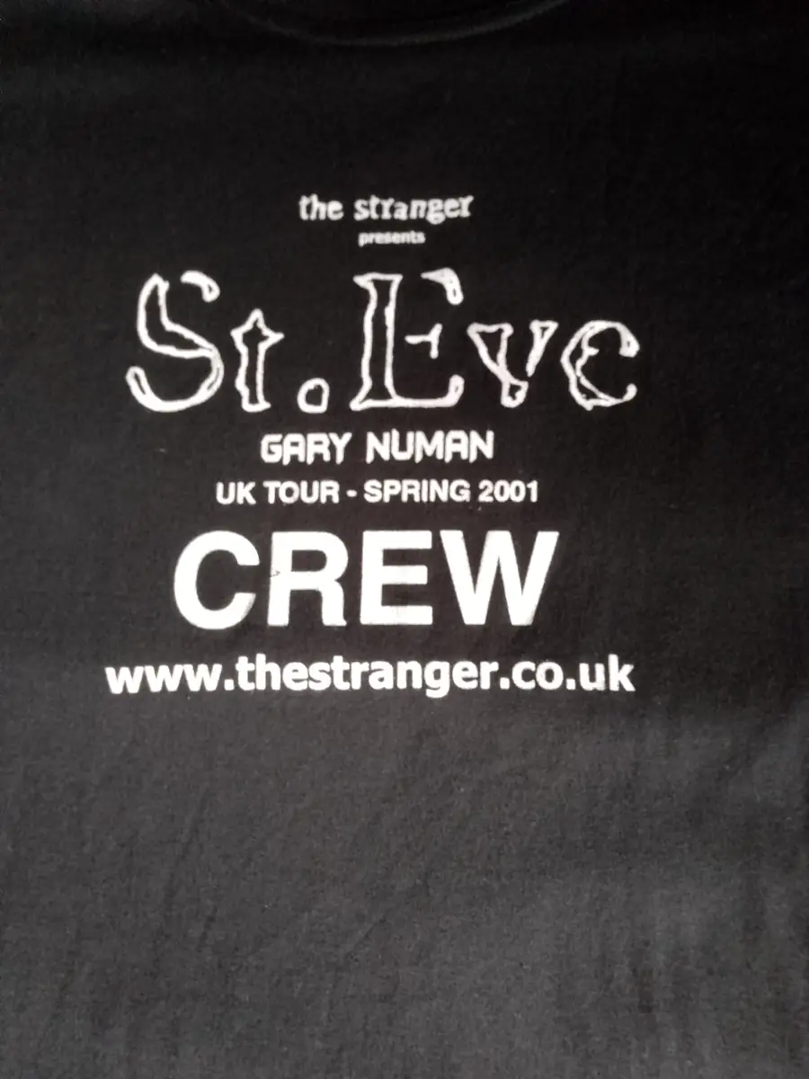 GARY NUMAN THE STRANGER ST EVE T SHIRT
