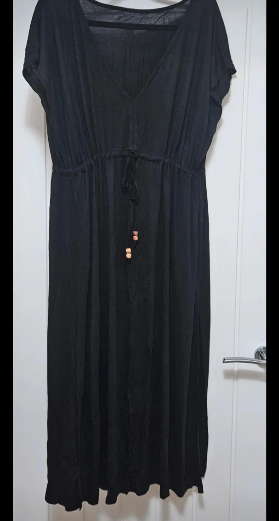 Pia Rossini black beach dress