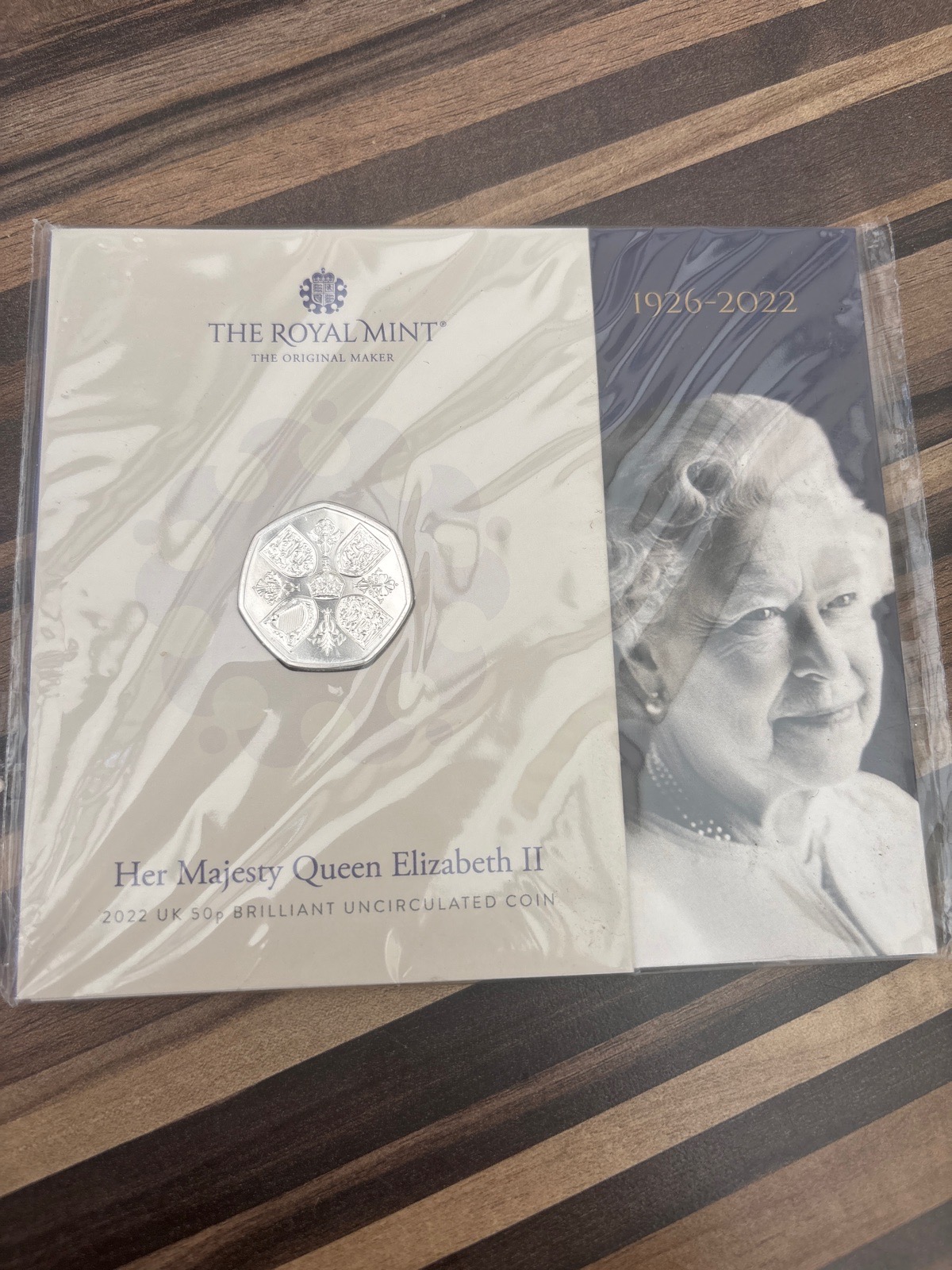 Sealed 2022 BUNC UK 50p  The Royal Mint Queen Elizabeth II