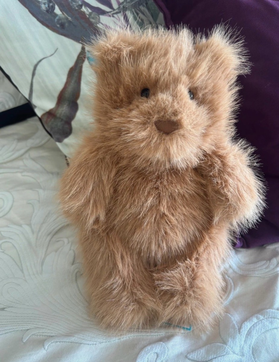 Authentic Jellycat Bartholomew Bear Bouffant Teddy
