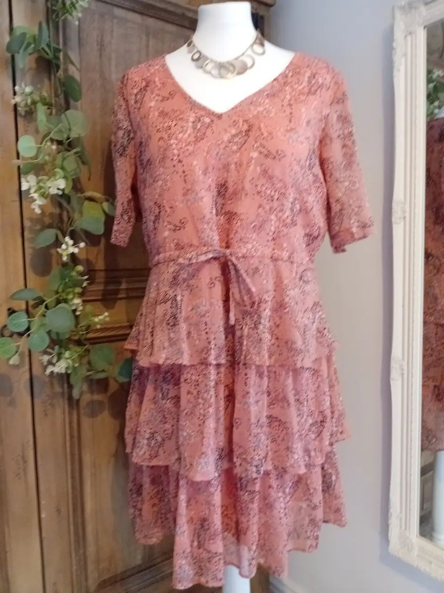 Vintage Retro Summer Holiday Dress Size 38