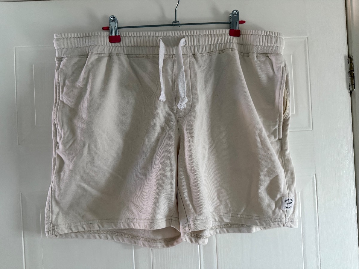 Maamgic Lounge Shorts – XL – Off‑White Cotton Blend – Elastic Waist & Drawstring